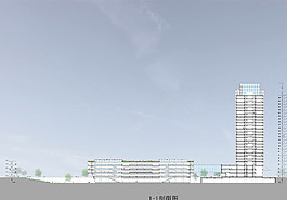 建筑剖面圖圖片