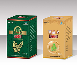 辣木片瓶装盒 （平面图）图片