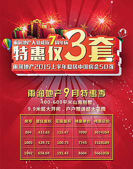 房地产活动展板高清PDC分层素材