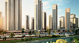 地產(chǎn)效果圖未分層圖片