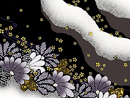 時尚花紋背景