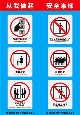 特種設備安全法之安全乘梯從我做起