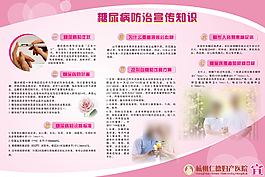 糖尿病防治宣傳欄圖片