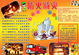 防火减灾小报图片