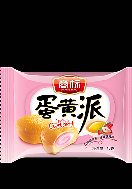 蛋黃派 草莓味圖片