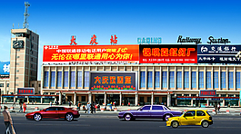 大庆火车站 广告位规划图片
