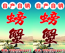 螃蟹大閘蟹自產自銷圖片