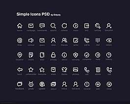 扁平化圖標(biāo)模板