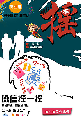 摇一摇展板设计
