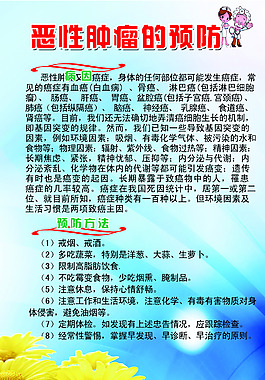 惡性腫瘤的預防