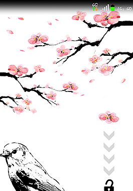 花落鳥啼