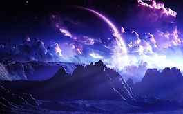 蔚蓝风景背景图