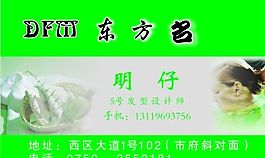 名片模板 美容美發(fā) 平面設(shè)計_0364