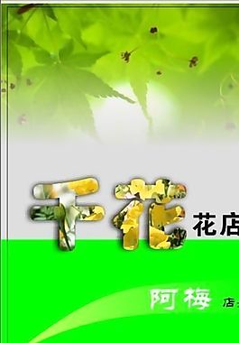 名片模板 花卉礼品 平面设计_0899