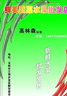 名片模板 蔬菜水果 平面設(shè)計(jì)_0959
