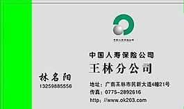 名片模板 金融保險(xiǎn) 平面設(shè)計(jì)_1499