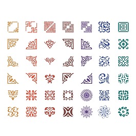 中國(guó)風(fēng)傳統(tǒng)圖案