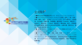 高端簡潔企業簡介展板