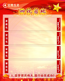 企業文化墻四化天地