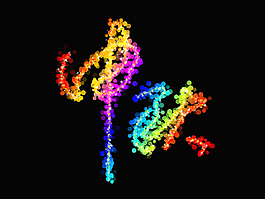霓虹光斑中秋字高清PSD下載