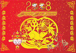 新年節(jié)日素材psd源文件