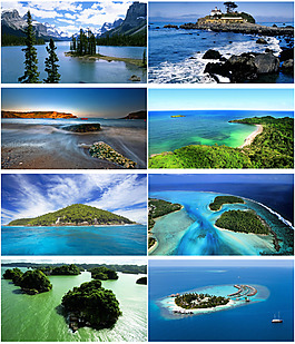 海洋湖泊背景