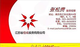 投資管理貿(mào)易類 名片模板 CDR_2663