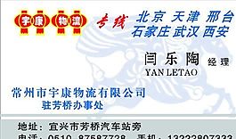 汽車運(yùn)輸類 名片模板 CDR_5121