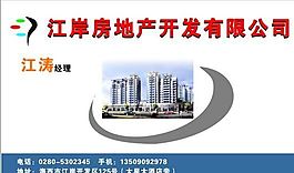 房地產(chǎn) 名片模板 CDR_0007