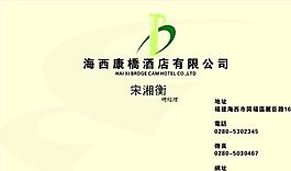 知名企業(yè) 名片模板 CDR_0019
