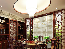中式餐廳設(shè)計