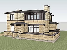 別墅建筑模型