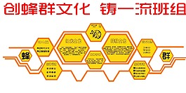 蜂窩文化展板