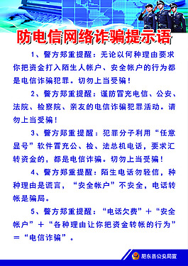 防電信網(wǎng)絡(luò)詐騙