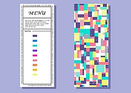 Pattern menu 圖騰娜單設計