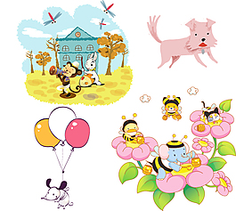 小動物矢量圖