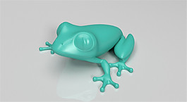 青蛙3D打印模型