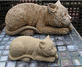 睡觉的猫猫3D打印模型