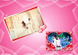 婚礼  相册模板  玫瑰花 浪漫