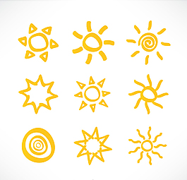 手繪太陽(yáng)圖標(biāo)