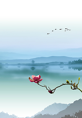 山水風(fēng)景畫(huà)