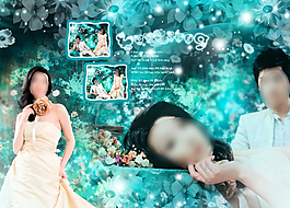 浪漫的爱情唯美婚纱写真图片