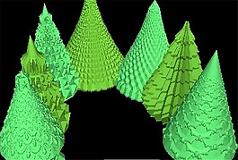 圣誕樹3D打印模型