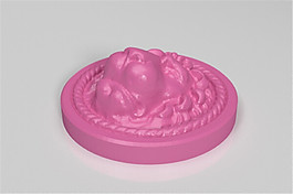 狮头圈3D打印模型