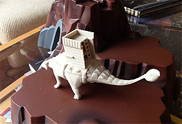 战斗恐龙3D打印模型