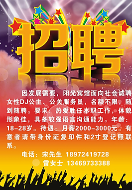 招聘海報(bào)圖片