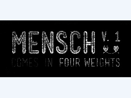 mensch字體