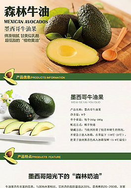 牛油果詳情頁