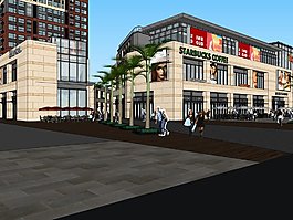 步行街建筑