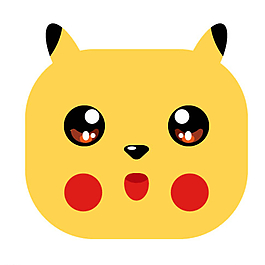 皮卡丘AI失量圖片